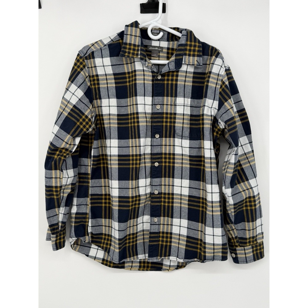 Eddie Bauer Men's Long Sleeve Button Down Large